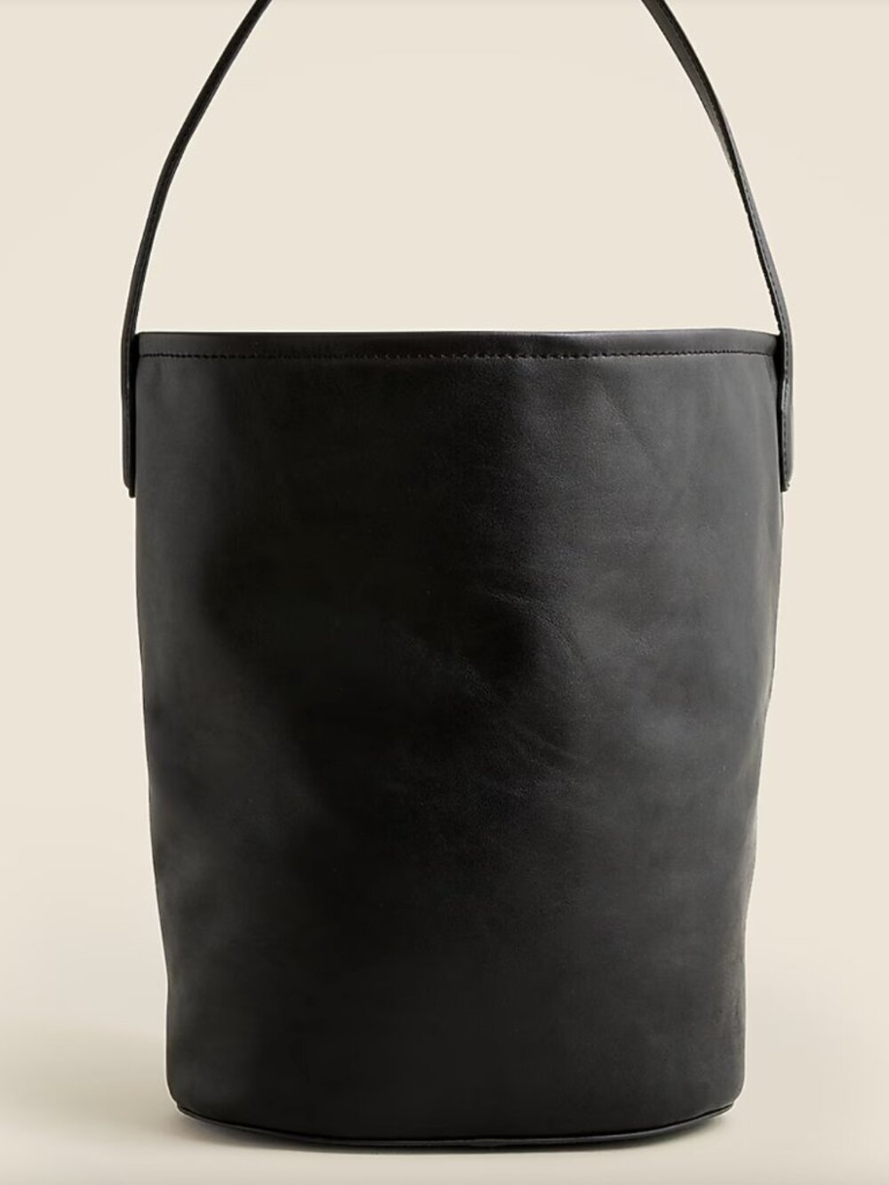 NWT JCrew Berkeley Bucket Bag Black Leather